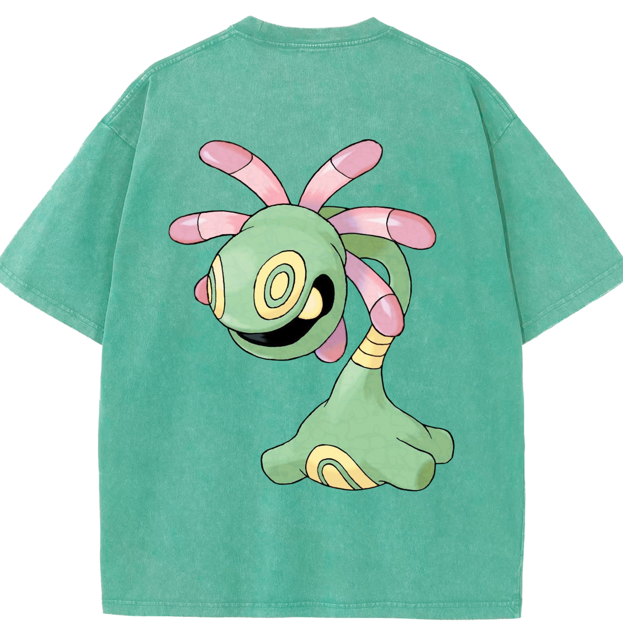 （画像用） ポケットモンスター Pokémon 綿100% ヴィンテージ風 半袖Tシャツ（背面プリント）